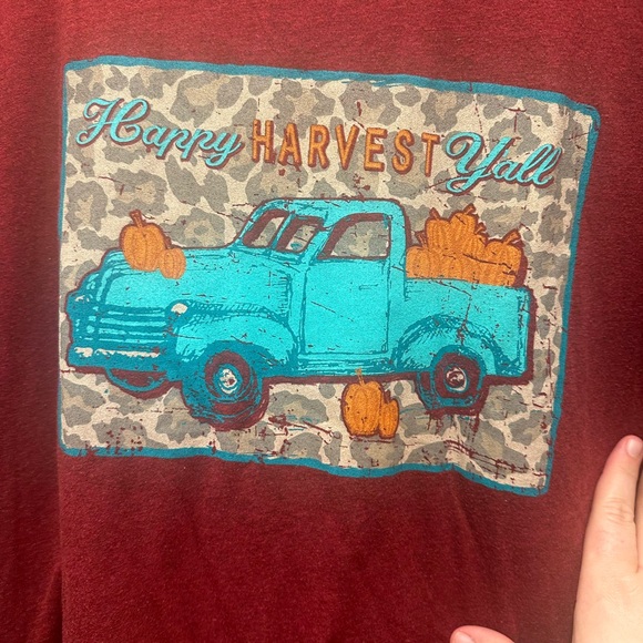 Happyy harvest t shirt - Picture 2 of 4